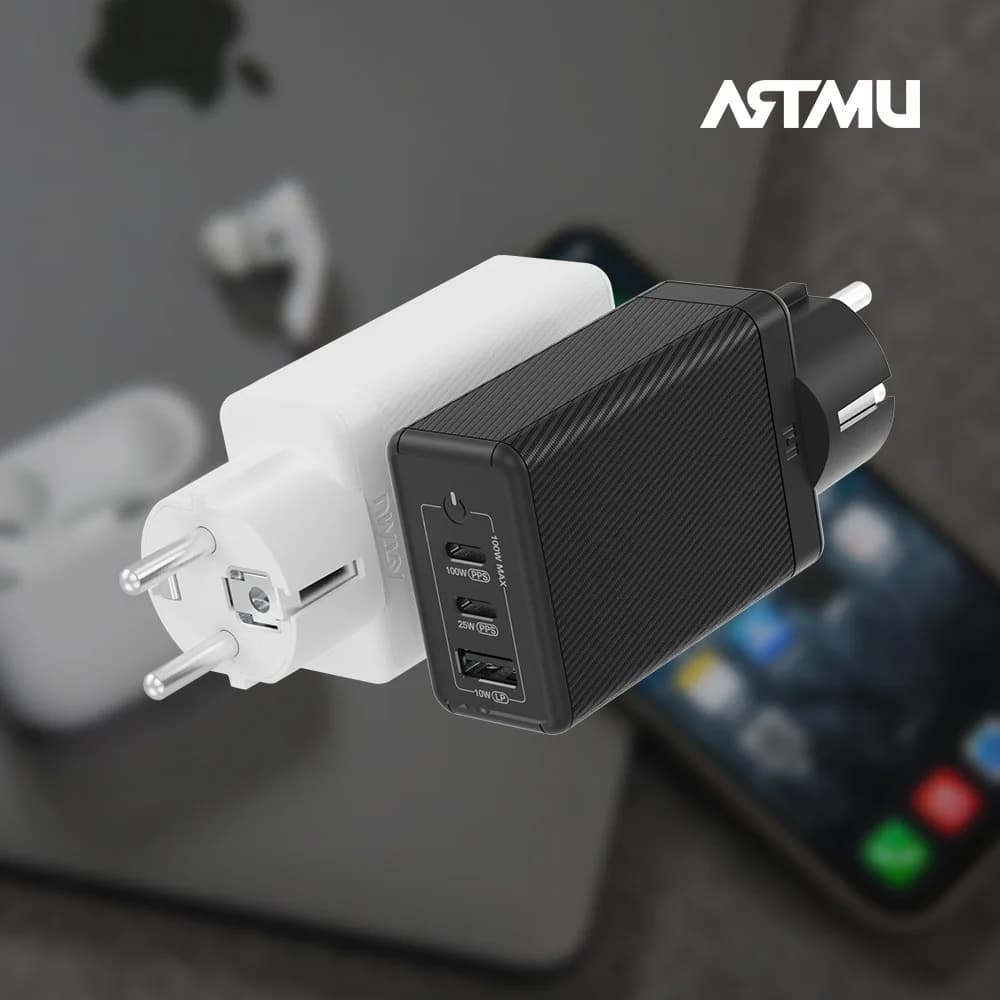 شاحن فائق السرعة متعدد الأرضيات ARTMU USB PD 100W PPS GaN GS610 - 2