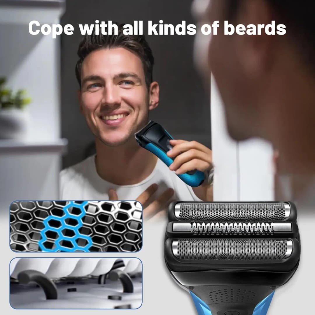 New 32B Replacement Head Compatible with Braun Series 3 3000s 3010s 3020s 3030s 300s 301s 310s 320s 330s Electric Shaver - 2