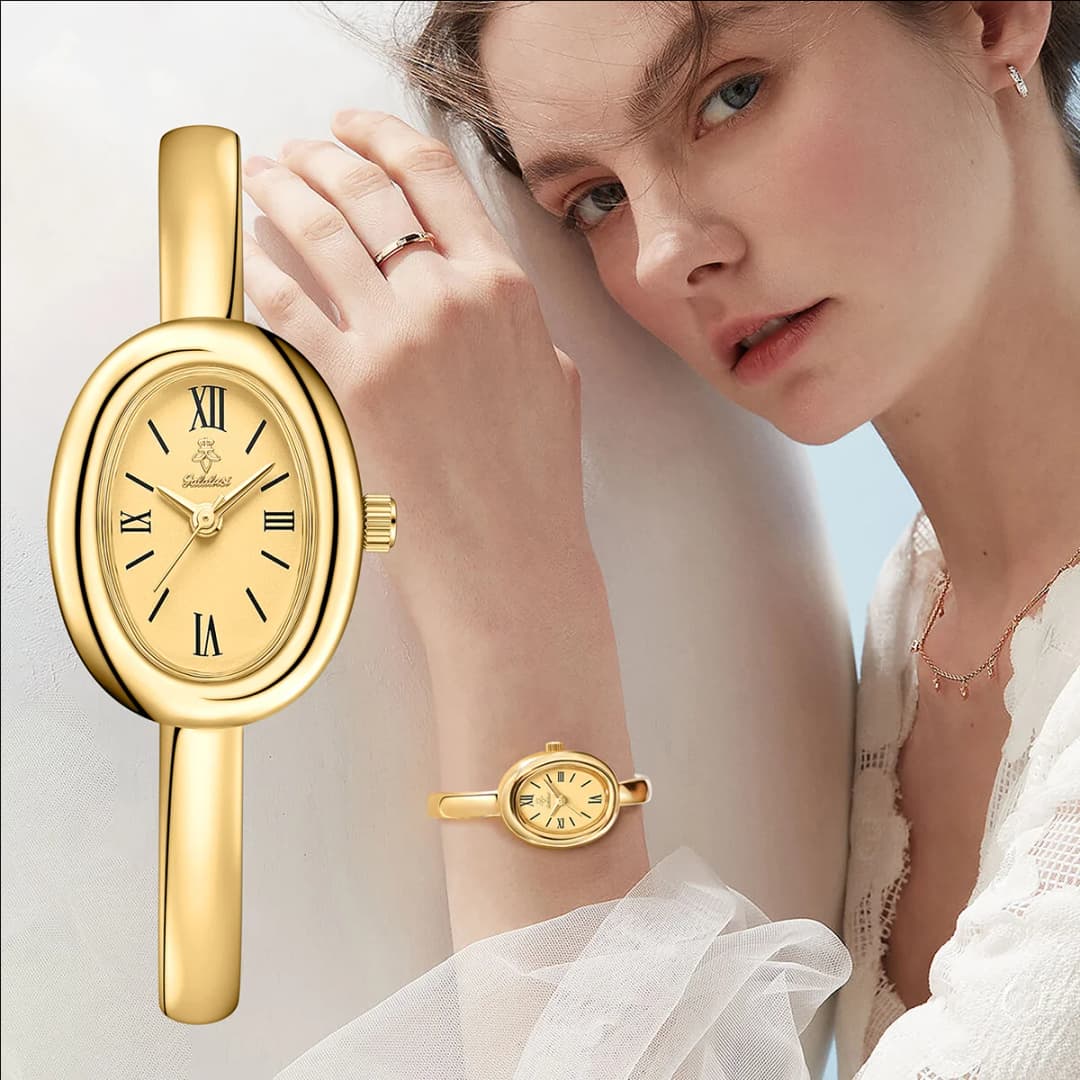 YaLaLuSi Brand Women's Watch: Stylish, Minimalist Bracelet Watch, Water-Resistant Quartz Watch, Gift reloj mujer watch for girls - 4