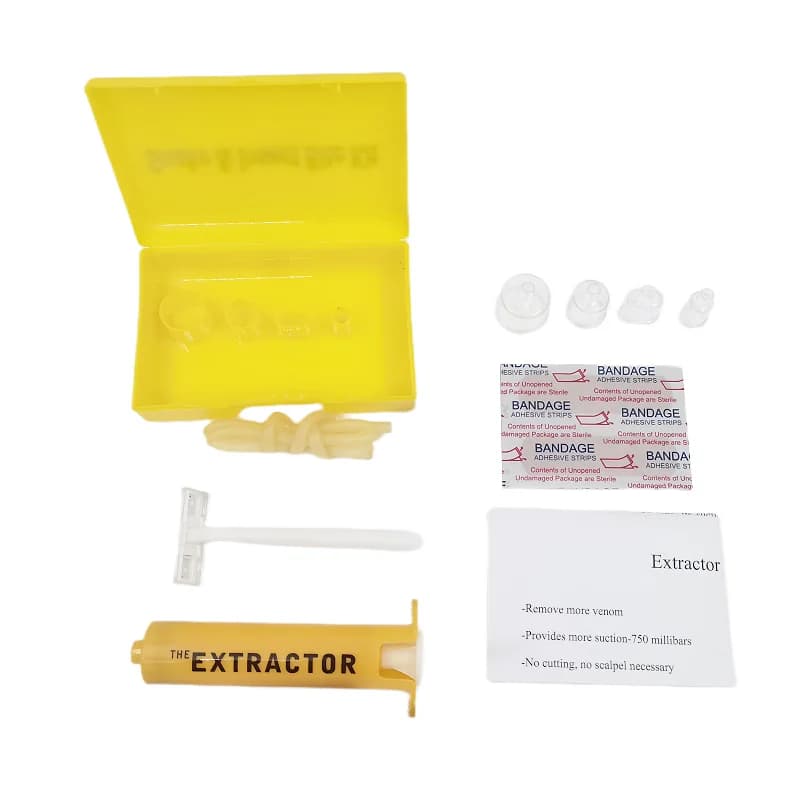 Venom Extractor Snake Insect Bite First Aid Kit Outdoor Emergency Survival Rescue Wild Venomous Bee Bite Vacuum Detox Pump - 3