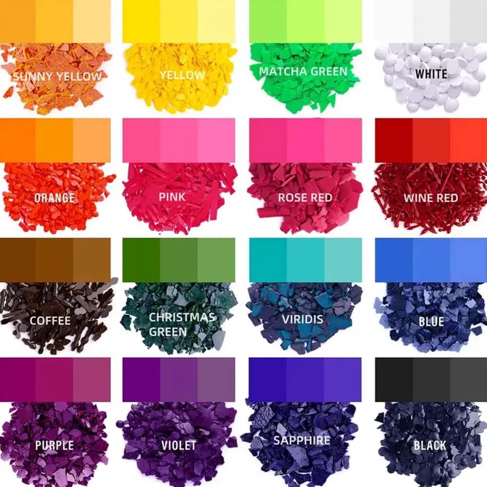 مجموعة صنع الشموع الممتازة: 16 لونًا نابضًا بالحياة، 5 جرام لكل منها - مثالية لمشاريع صياغة وصبغ الشموع بنفسك