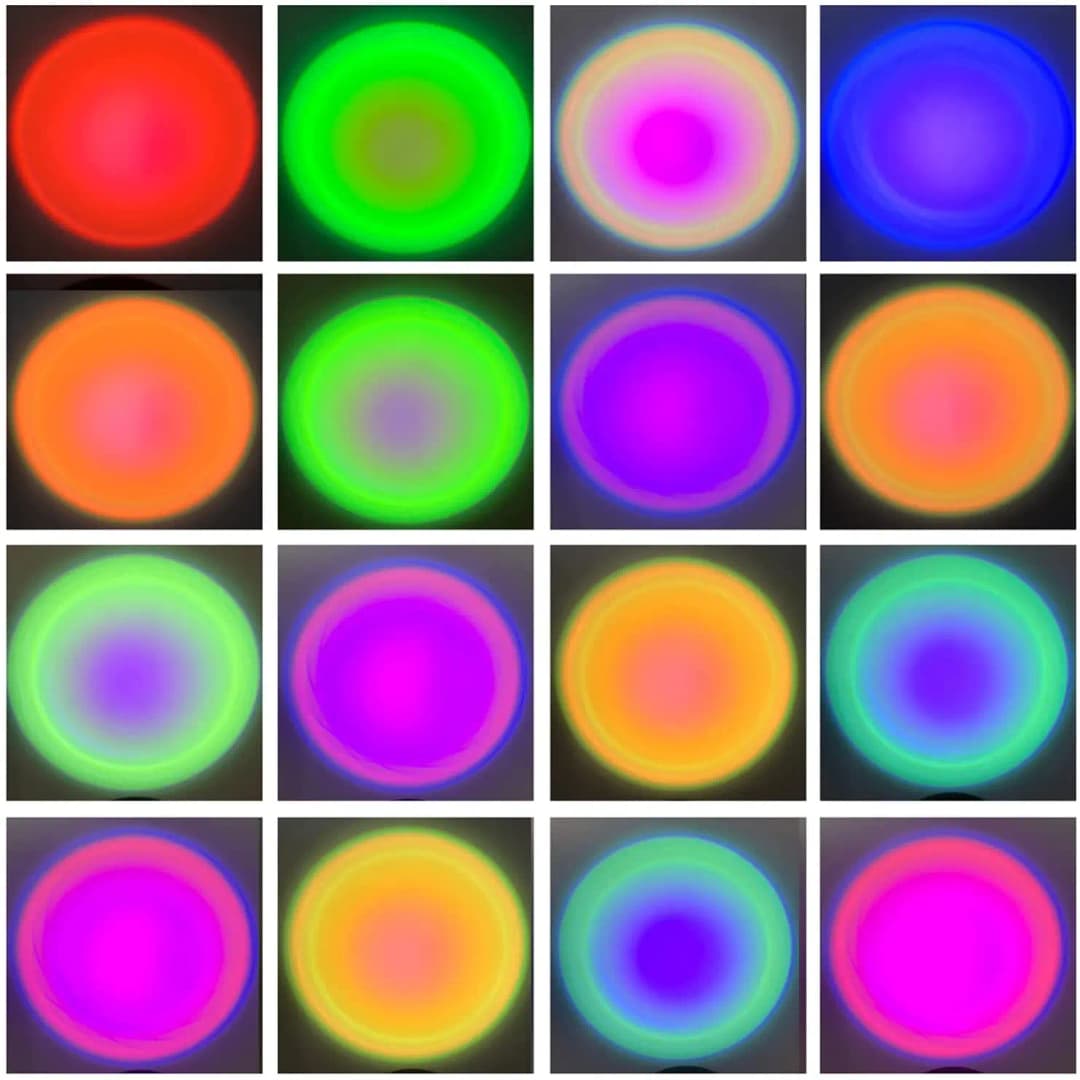 مصباح غروب الشمس الذكي Tuya LED إضاءة ليلية USB RGB تطبيق الحياة الذكية تحكم عن بعد إسقاط لديكور الغرفة التصوير مهرجان الميلاد - 5