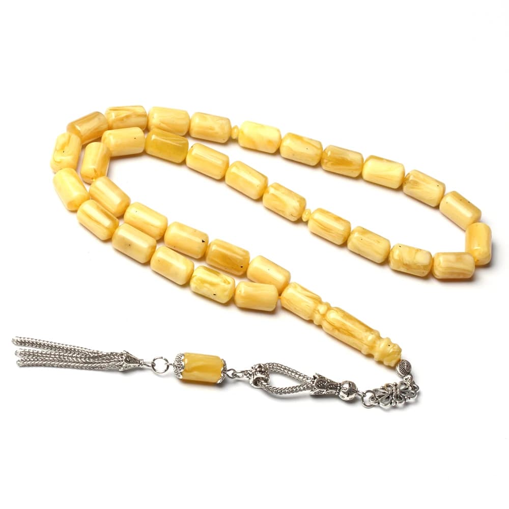 تسبيح 33 خرزة كبيرة الحجم خرز صلاة إسلامي اسطوانة 9*16 مللي متر راتينج تسبيح عربي مسبحة إسلامية رمضان هدية عيد تسبيح - 2