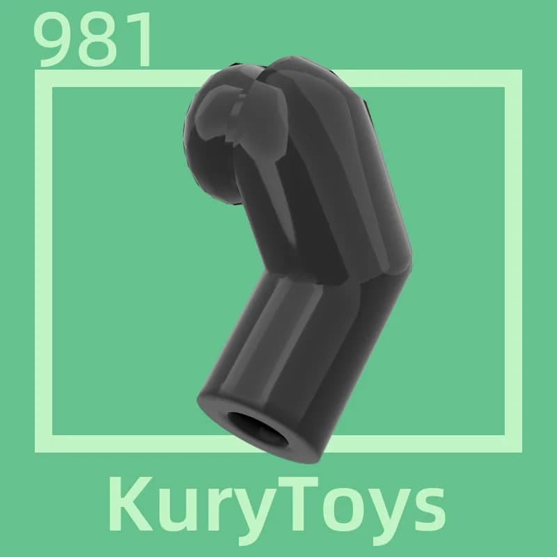 كوري تويز دي اي واي موك ل 981 # 10 قطع أجزاء مكعبات البناء لجزء الجسم الذراع، اليسار - 3