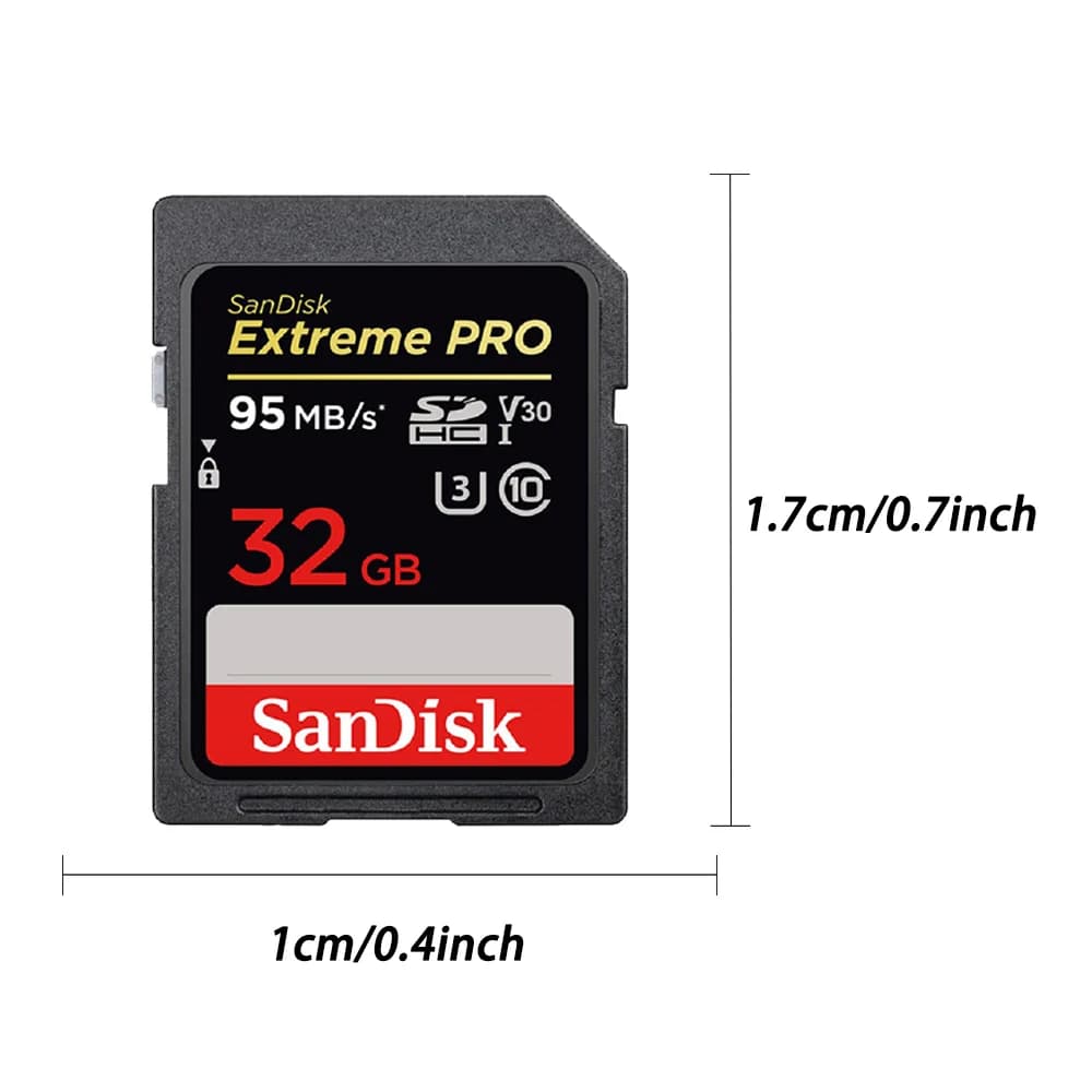 SanDisk Ultra Extreme Pro SD Card 128GB 64GB 32GB 512GB 256G 1T SD C10 Flash Memory Card SD U3 4K V30 Cards SDXC SDHC for Camera - 6