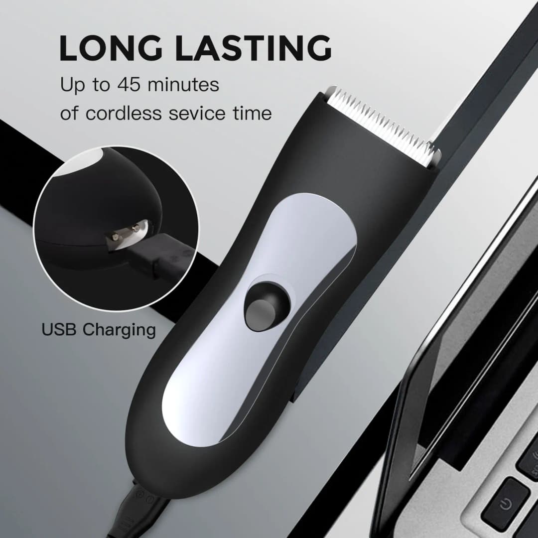 Men's Body Hair Trimmer Electric shaver Ball Groin Clipper Waterproof Body Hair Groomer USB Rechargeable 3 Colors Best Gift - 6