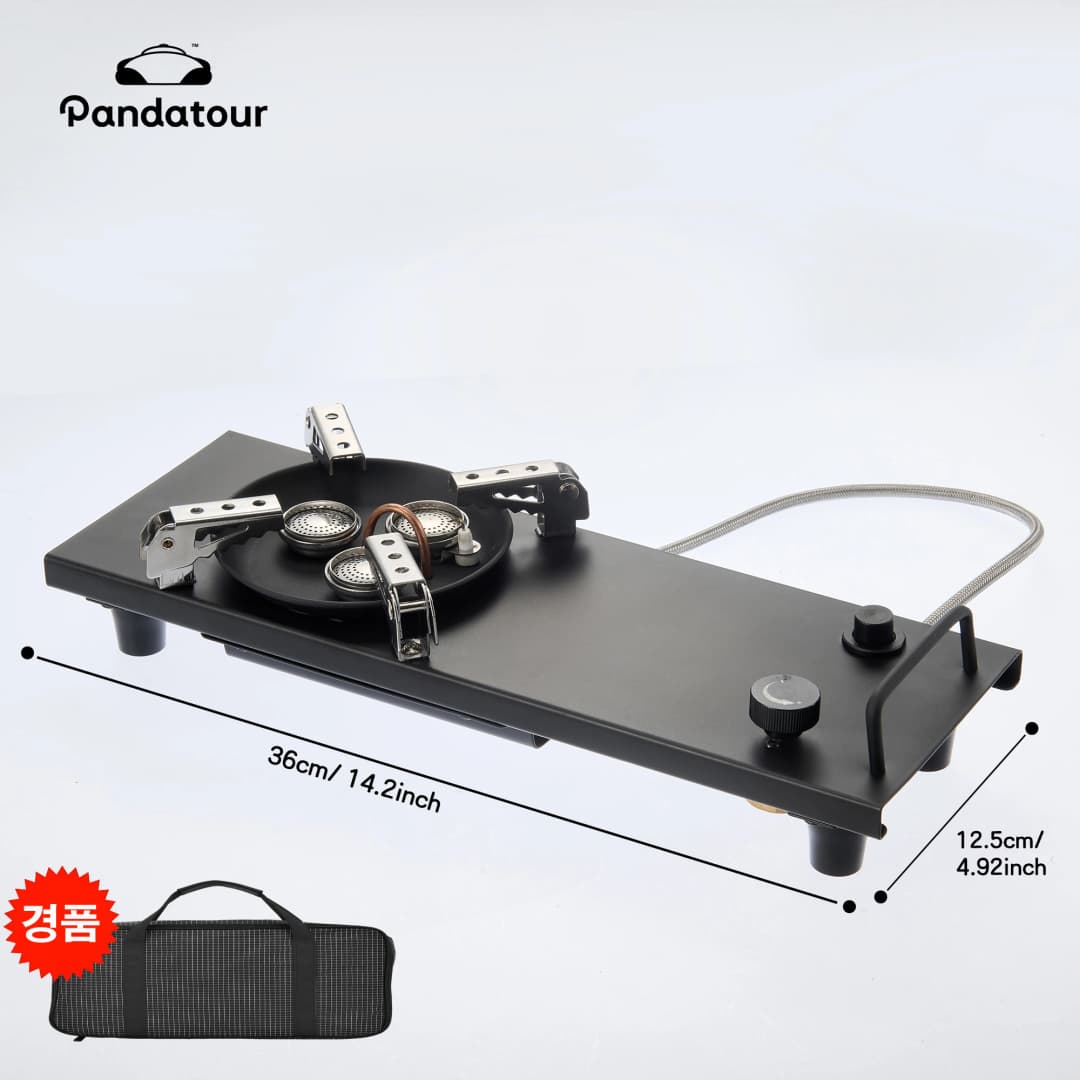 Pandatour Camping IGT 0.5UNT Gas Stove Outdoor One lick Ignite High Effi Ciency Camping Supplies Table Stove High Firepower - 6