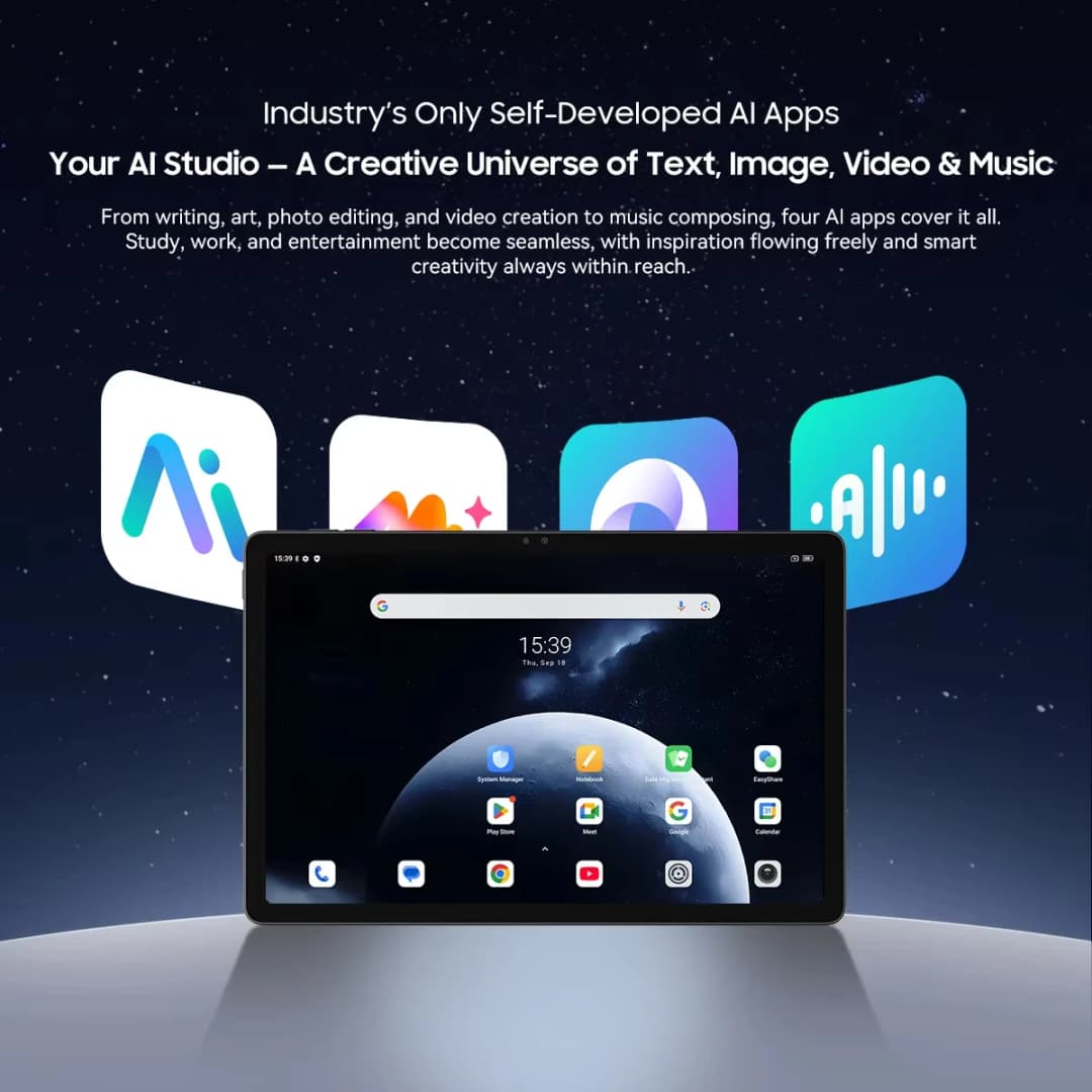 بلاك فيو زينو 10 تابلت 5G 2025، شاشة 11 بوصة FHD، شحن سريع 18 واط، معالج T8200، 8 جيجابايت + 128 جيجابايت، بطارية 8800 مللي أمبير، أندرويد 15 - 5
