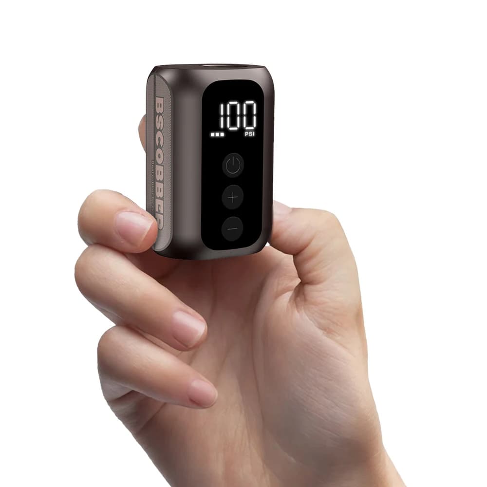 مضخة هواء محمولة BSCOBBER A5mini، قابلة لإعادة الشحن، لاسلكية، إكسسوارات دراجات، منفاخ إطارات، ضغط عالي 100 رطل لكل بوصة مربعة