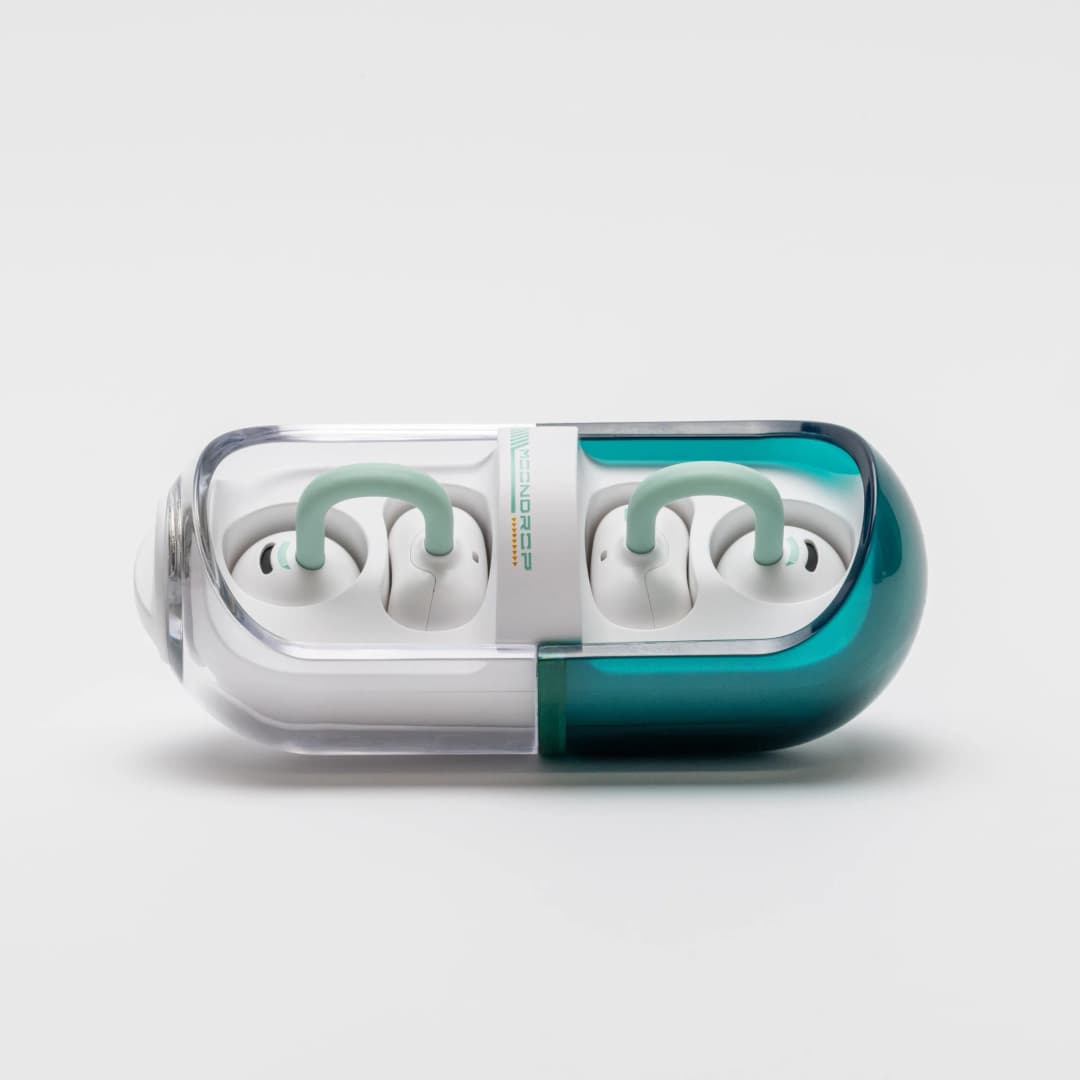 سماعات أذن MOONDROP PILL، كبسولة موسيقى، OWS، خطاف أذن، بلوتوث 6.0، تقليل الضوضاء الذكي AI، TWS - 4