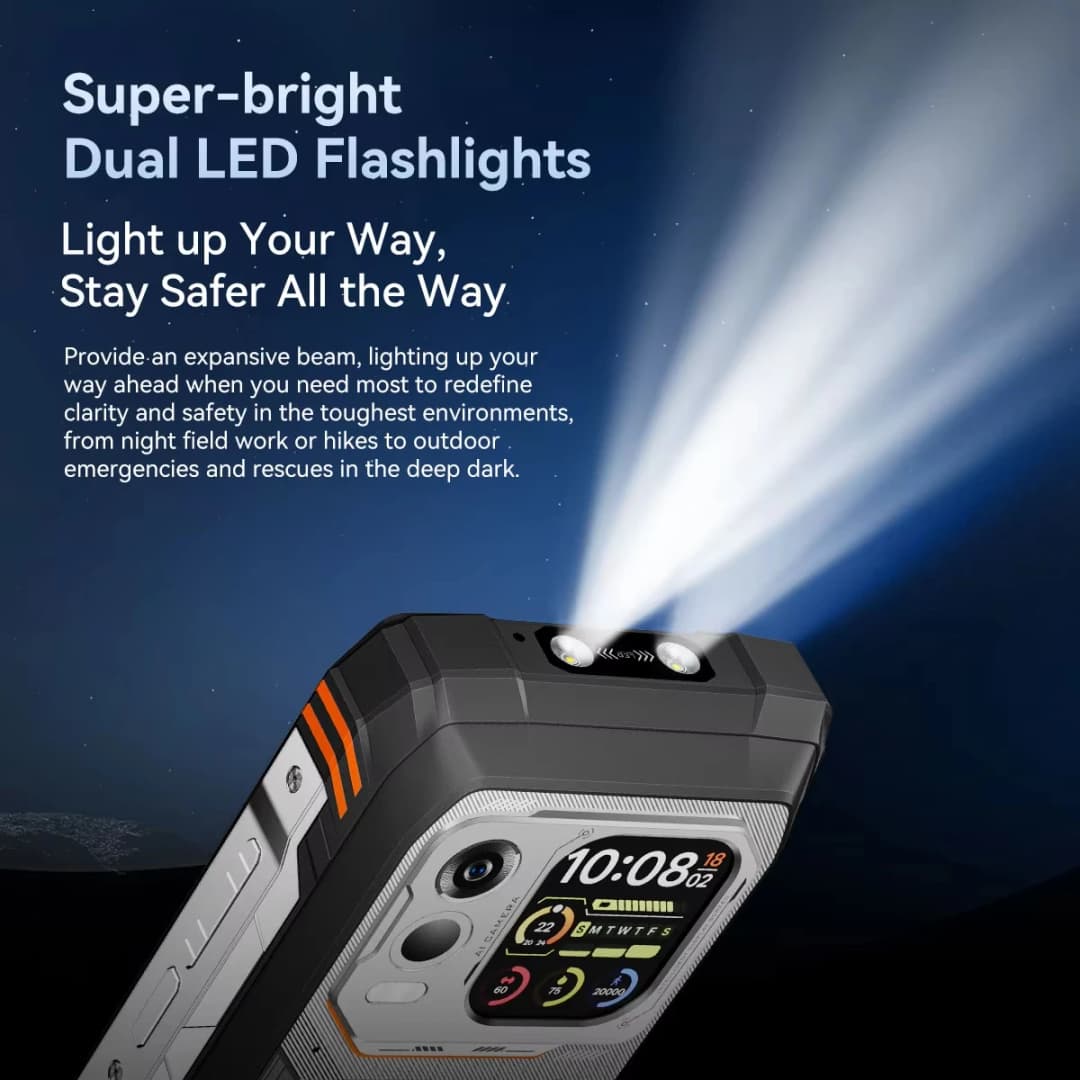 Blackview XPLORE 1 Pro Rugged Phone 16GB+512GB Thermal Imaging Backed by FLIR 6.78'' 2.4K Display Smartphone 5G Android 15 NFC - 6