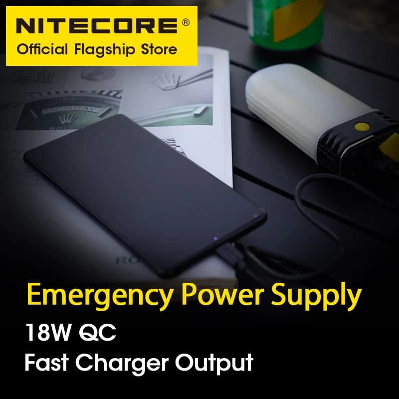 NITECORE LR60 Camping Light Emergency Power Supply 280 Lumen USB-C Rechargeable Portable LED Lantern Battery Charger For Camping - 5