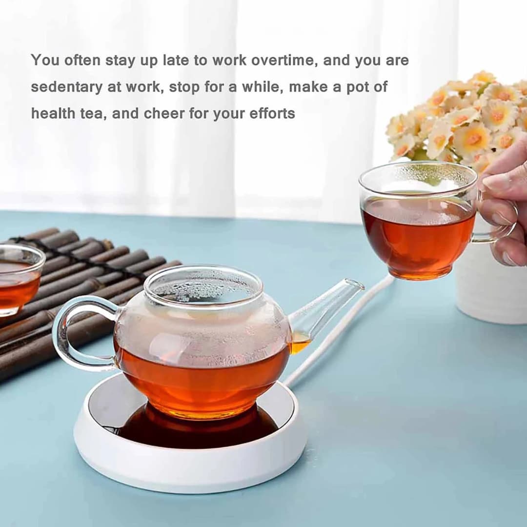 Xiaomi Mug Heater Coffee Mug Cup Warmer Smart Heating Pad Large Heating Plate Warm Mat Constant Temperature Gravity-Induction - 5