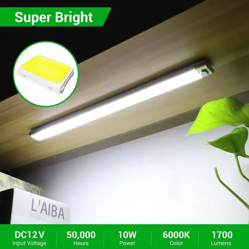 12V-80V LED Interior Light Bar Strips Ultra-Bright 120LEDs Car Reading Lights For Trailers Trucks Boats RVs Durable Work Light - 2