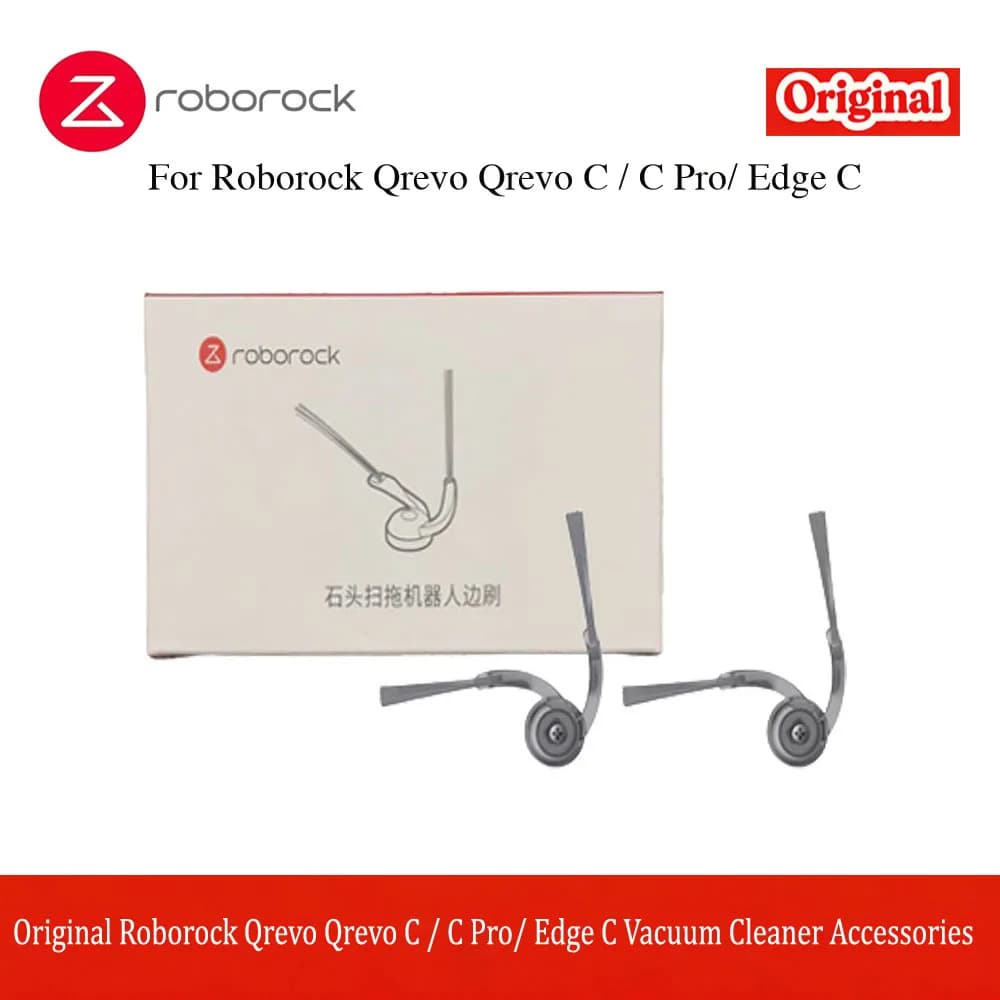 Original Roborock Qrevo C / C Pro/ Edge C Vacuum Cleaner Accessories of Main Brush Side Brush Mop Cloth Filter Dust Bag - 2