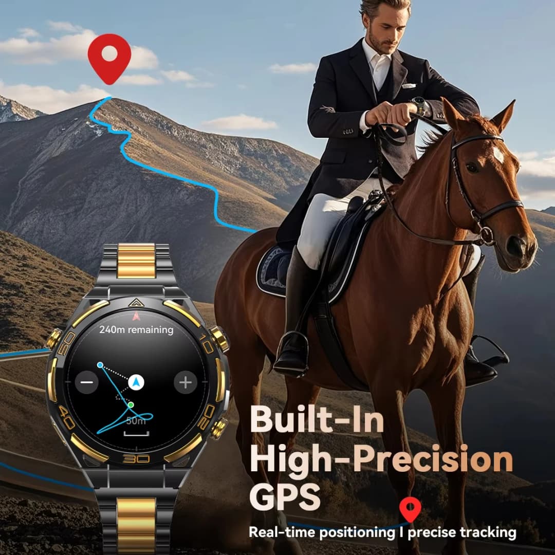 Blackview W90 Pro Smartwatch 1.43" AMOLED Display 900mAh Blood GPS Trace Oxygen,Bluetooth Calling Heart Rate Monitor Watch Men - 6