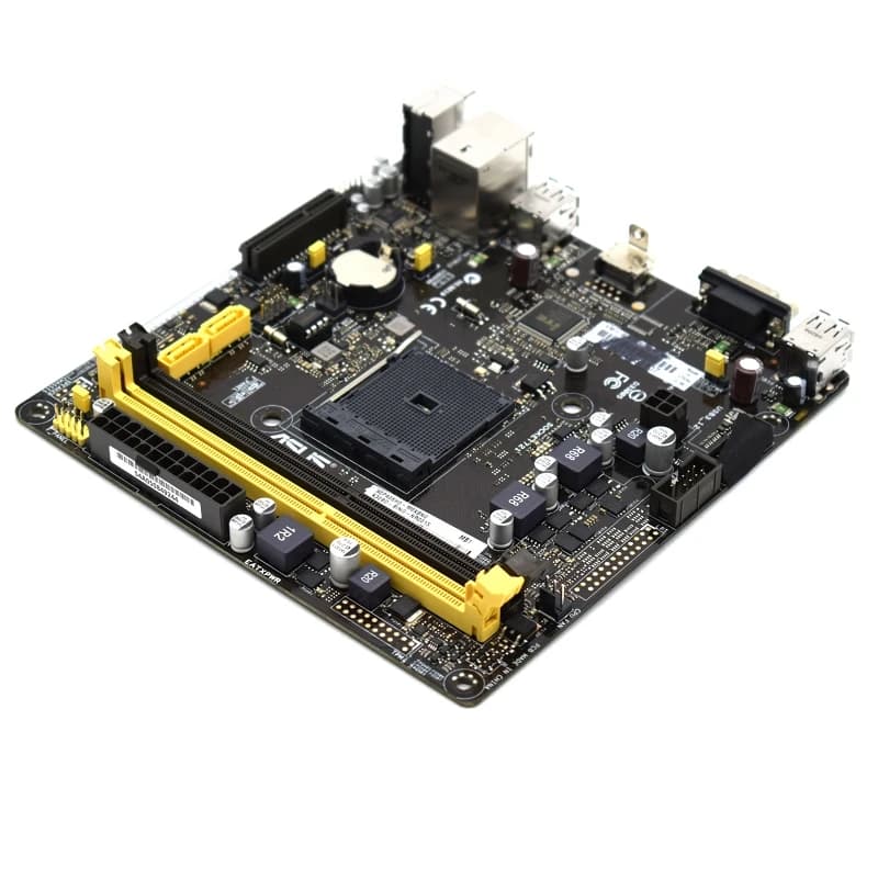 مجموعة لوحة أم ASUS AM1I-B/K30BD DP Mini ITX مع بطاقة معالج، ذاكرة DDR3، شريحة AMD A320، PCI-E 3.0، SATA2، USB2.0، مقاس 17*17 سم، للمكتب - 4