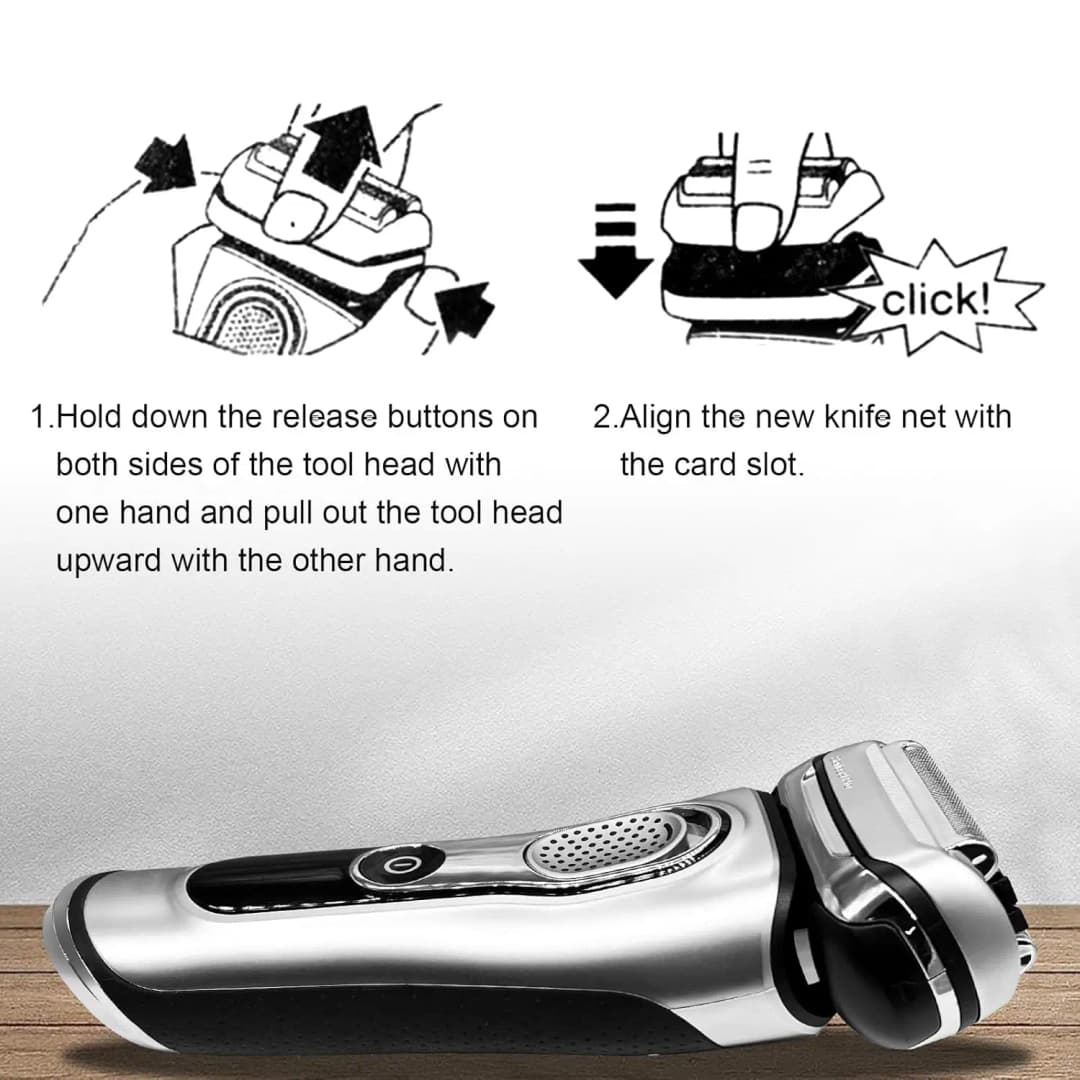 New 94M Series 9 Replacement Head Compatible with Braun Series 9 Pro 9290cc 9291cc 9370cc 9376cc 9293s 9260s Electric Shaver - 6