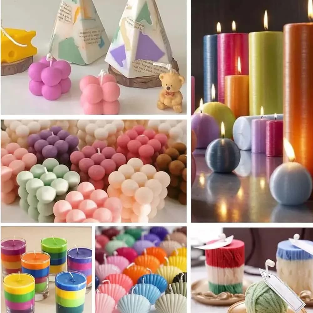 Premium Candle Making Kit: 16 Vibrant Colors, 5g Each - Perfect for DIY Candle Crafting & Dyeing Projects - 3