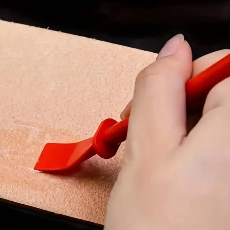 20 قطعة موزع صمغ، عصي توزيع صمغ من البولي بروبيلين، كاشطات طلاء لأدوات الحرف الجلدية اليدوية