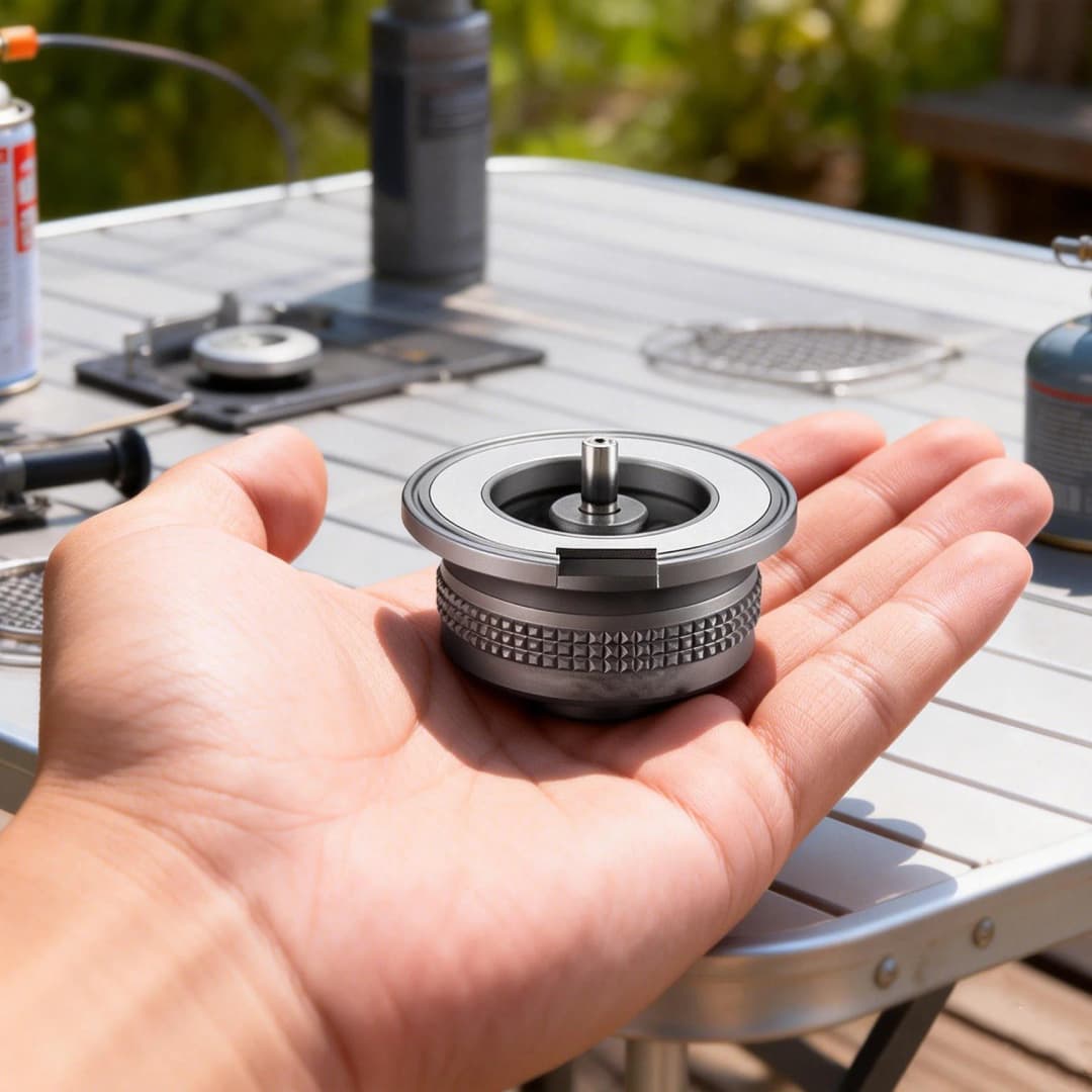 Pandatour Outdoor Camping Stove Adapter Split Stove External Connection Flat Gas Tank Cassette Furnace Cooking Picnic Equipment - 6