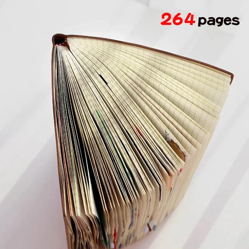 دفتر شبكي مقاس A5، سجل اجتماعات مكتب المدرسة والمجلات 80GSM/264 صفحة دفتر ملاحظات ورقي متقلب جدول أعمال 2025/26 - 6