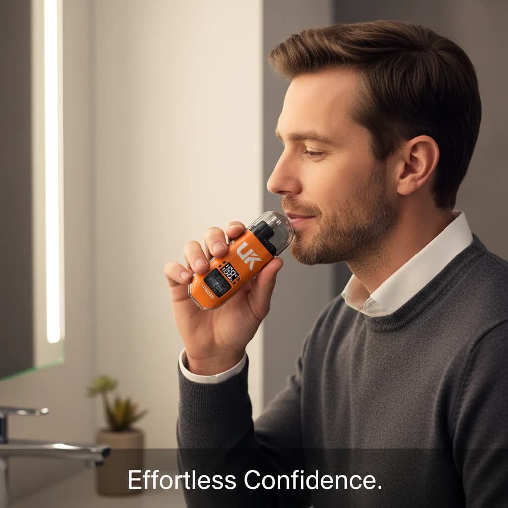 جهاز تشذيب شعر الأنف الذكي للرجال، شاشة رقمية، قابل لإعادة الشحن عبر USB، مقاوم للماء IPX5، تشذيب بدون ألم، طقم العناية الشخصية - 3