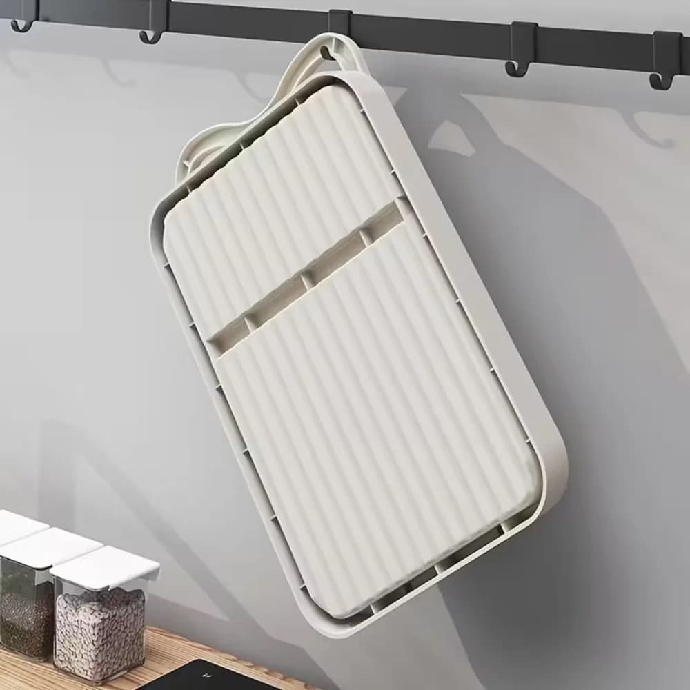 رف ملعقة المطبخ - رف غطاء الوعاء ورف الملعقة - أدوات صغيرة متعددة الأغراض للحفاظ على نظافة كونترتوب - رف سيليكون - 5