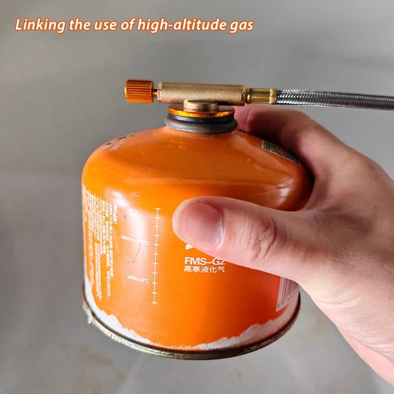 Pandatour Outdoor Camping Stove Butane Gas Adapter Split Stove Converter Connection Hose Outdoor Cooking Equipment Accessories - 3