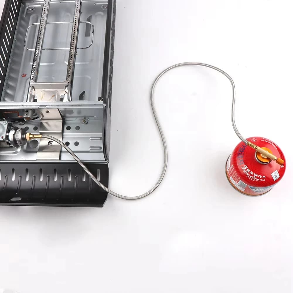 Pandatour Camping Gas Stove Adapter ButaneAdapter Extension Hose Split StoveConverter Connection Hose Gas Tank Adapter Equipment - 3