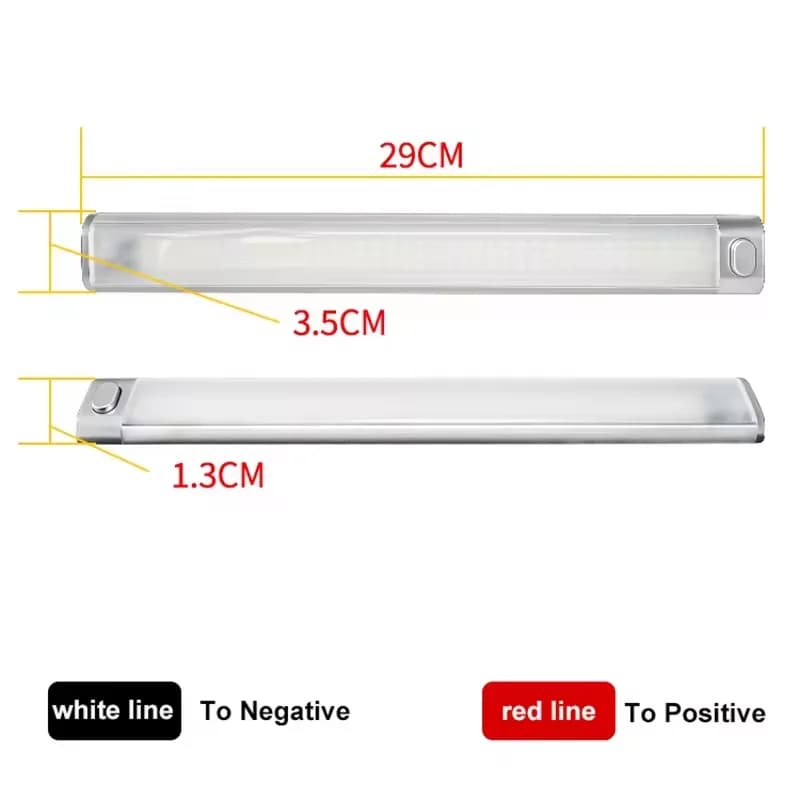12V-80V LED Interior Light Bar Strips Ultra-Bright 120LEDs Car Reading Lights For Trailers Trucks Boats RVs Durable Work Light - 3