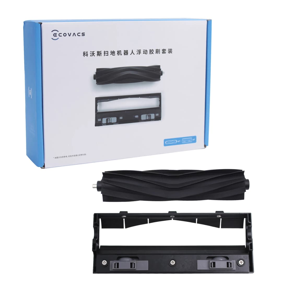 قطع غيار أصلية لمكنسة روبوت Ecovacs Deebot T20 Omni، X1 Omni، T10، T8، غطاء فرشاة رولر مطاطية رئيسية
