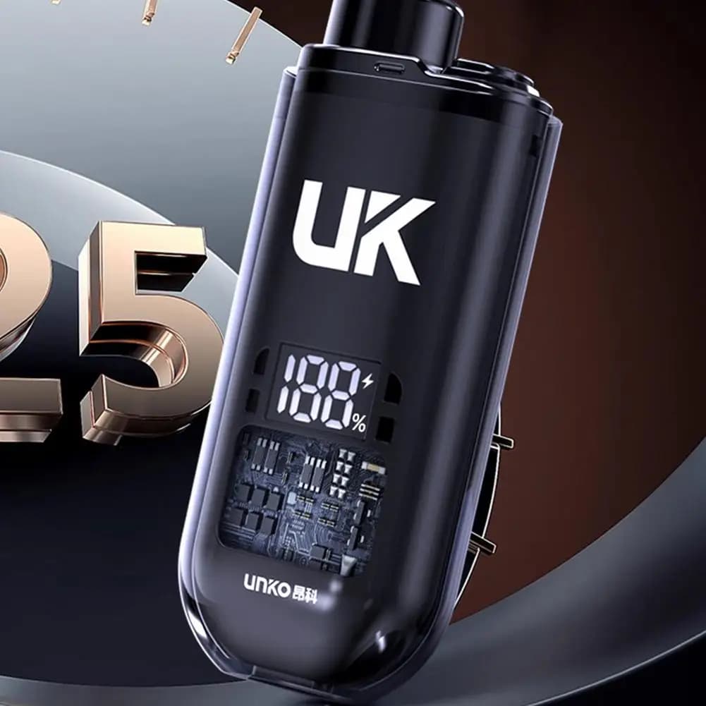 جهاز تشذيب شعر الأنف الذكي للرجال، شاشة رقمية، قابل لإعادة الشحن عبر USB، مقاوم للماء IPX5، تشذيب بدون ألم، طقم العناية الشخصية - 6