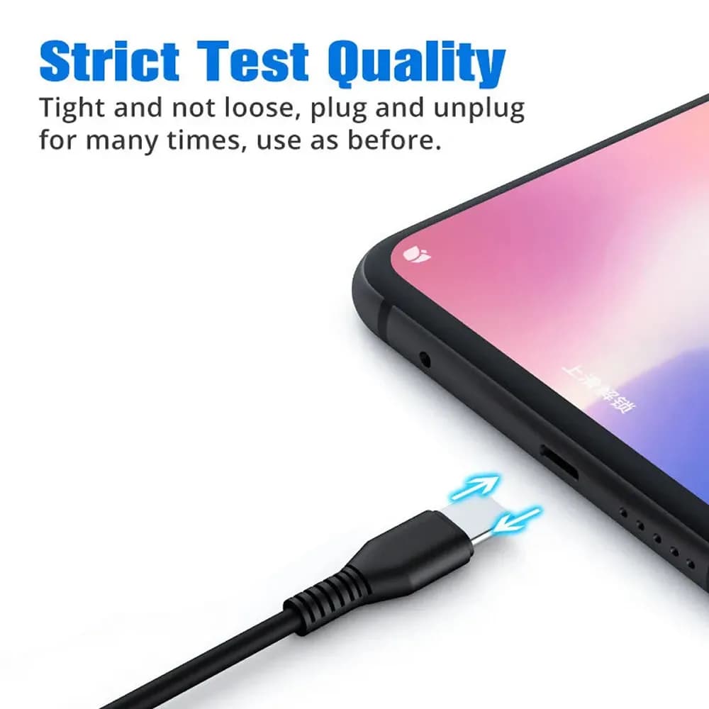 5 فولت المزدوج USB C متعدد نوع C الفاصل الحبل 20 سنتيمتر قصيرة 2 في 1 نوع C مايكرو USB كابل شحن لشاحن جهازين - 4