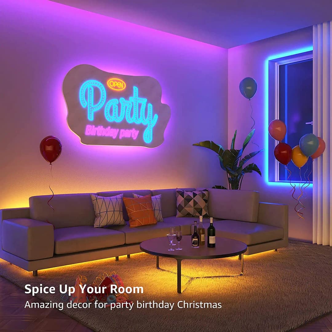 Smart LED Strip Lights RGB 5050 Tuya WiFi Zigbee Phone Control USB LED Flexible Ribbon Tape for TV Backlight Room Home Party - 4