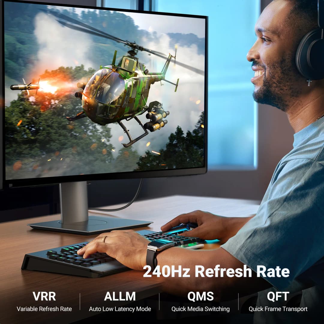 UGREEN HDMI-compatible Cable 8K/60Hz Video Cables for TV Xiaomi Box Splitter Switcher 3D HDCP Computer Laptops Displays Cord - 4