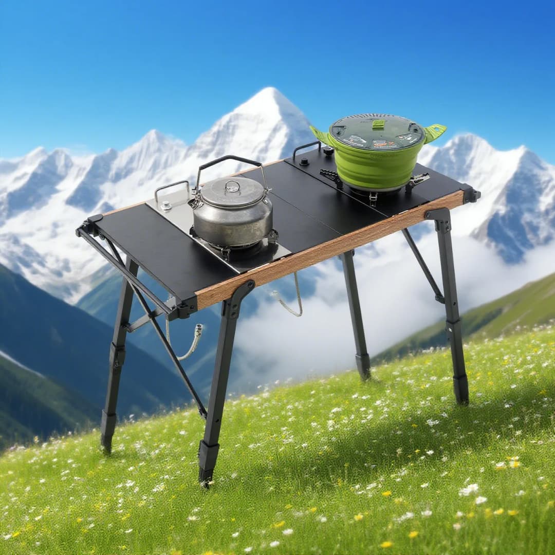 Pandatour Camping IGT 0.5UNT Gas Stove Outdoor One lick Ignite High Effi Ciency Camping Supplies Table Stove High Firepower - 4