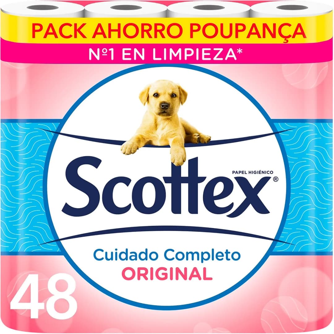 SCOTTEX Original full care toilet paper package 48 rolls