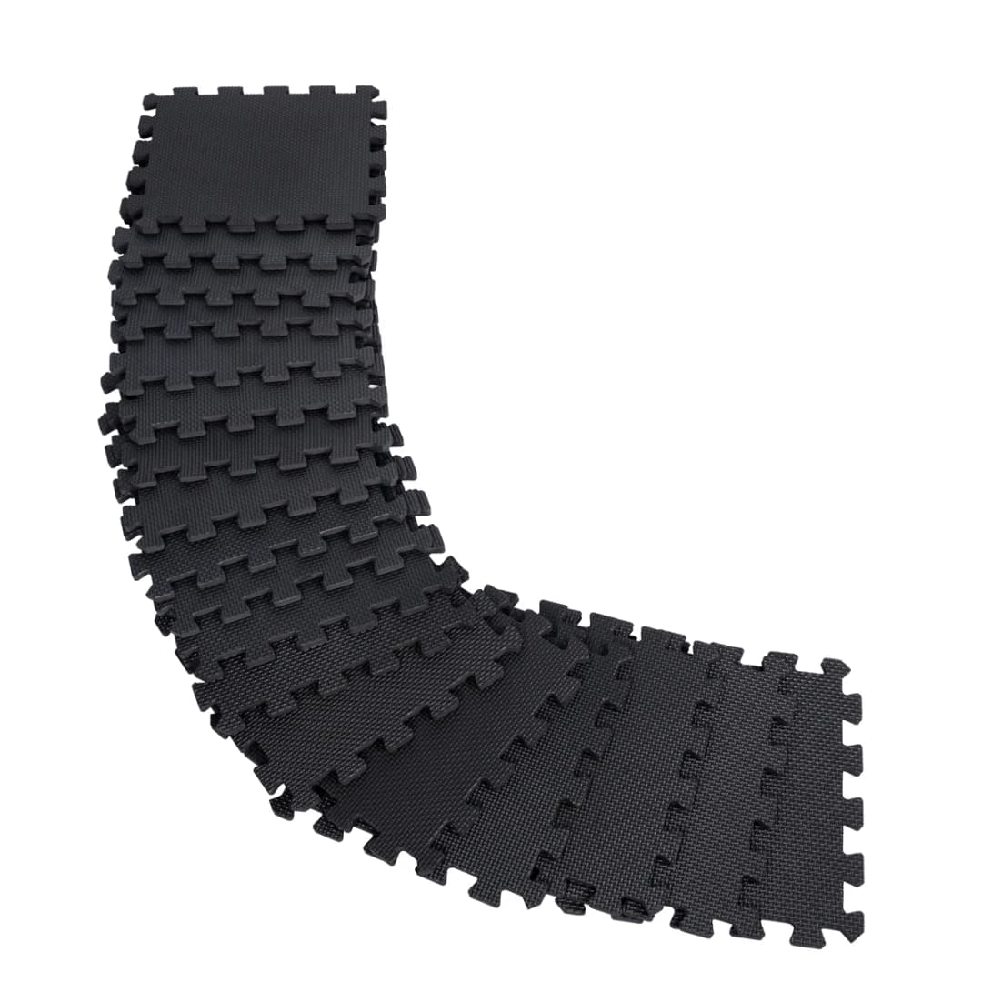 T-lovendo floor gym mat, tatami, for home exercise, sports machines, set of 18 protection pieces, for removable pools, eva rubber puzzle, weights, gym, protective mat, rubber - 2