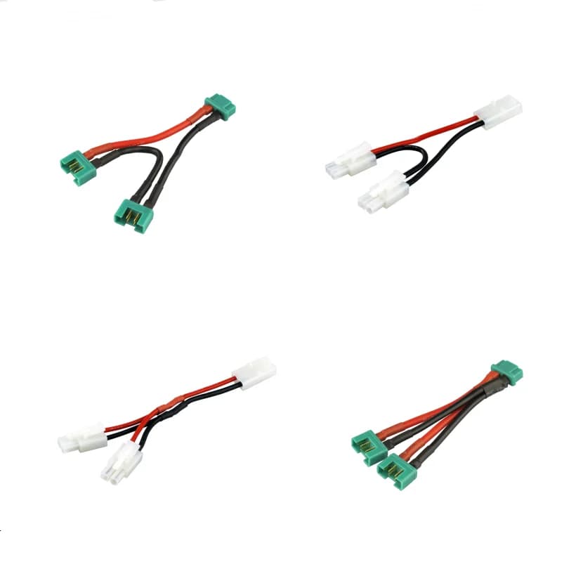 دينز EC3 EC5 JST XT60 XT90 XT90S MPX تamiya تسلسلي متوازي بطارية محول موصل مع 20/12/10awg سلك كابل لهواية RC - 3