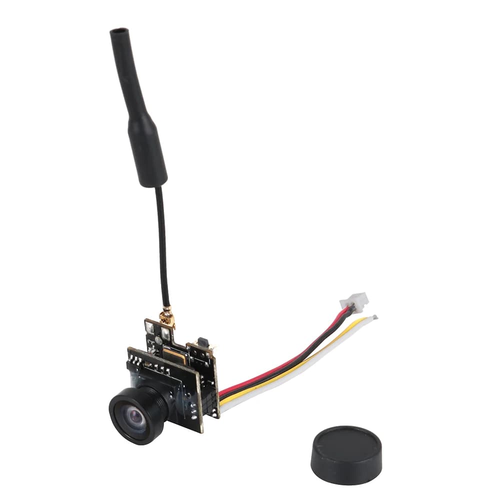كاميرا RC صغيرة FPV AIO 5.8G 25MW 40CH 800TVL، مرسل LST-S2+ مع أجزاء OSD لطائرات السباق بدون طيار - 2