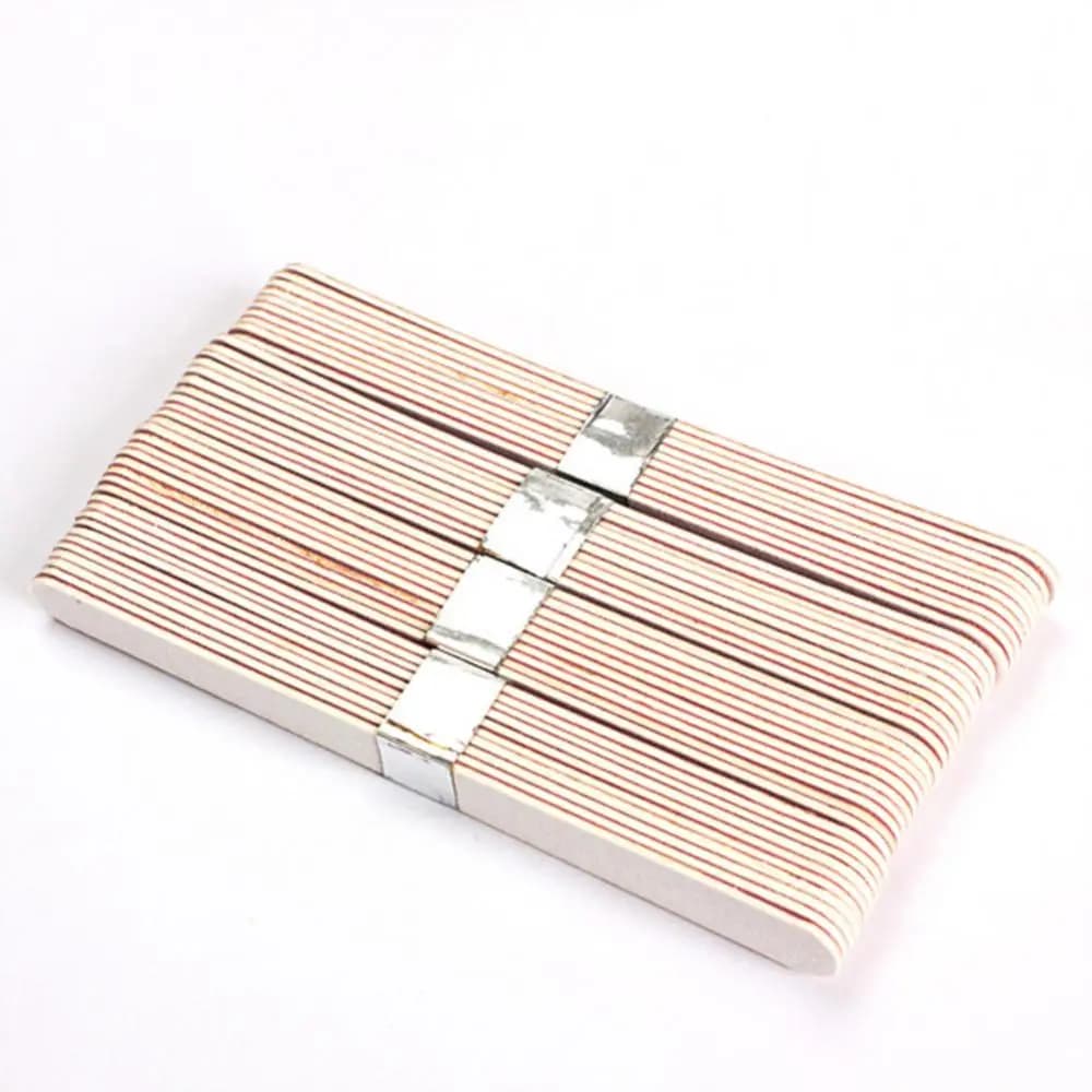 10/40Pcs Professional Double-Side Nail File for Manicure Nail Buffer Files Sandpaper Nail Sanding Grinding Nail Art Care Tool - 5