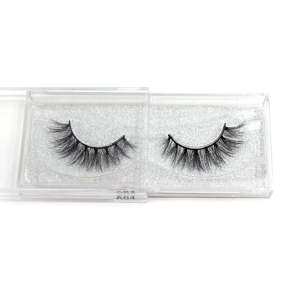 LEHUAMAO 5D Mink Hair False Eyelashes Wispy Cross Natural Mink Lashes Fluffy Eyelash Extension Tools Makeup Handmade Eye lashes - 4
