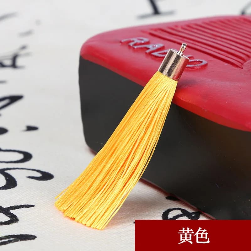 10pcs/Lot 6cm DIY Home Clothing Decoration Polyester Silk Tassel Cotton Sewing Curtain Accessories Pendant Car - 5