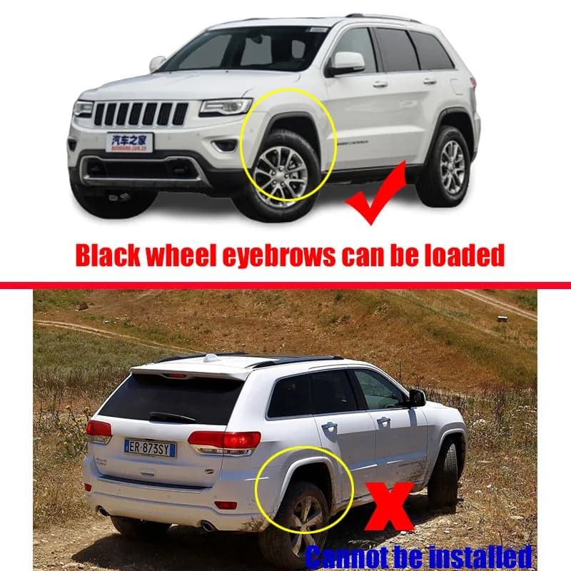 Mud Flaps For Jeep Grand Cherokee WK2 Mudguards Fender Mud Flap Splash Guards Mud Flaps Mudguards car accessories Front Rear - 4