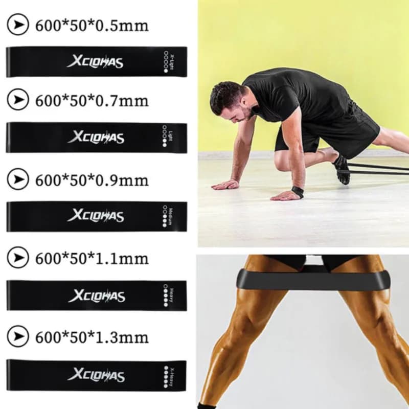 4 /5 مستويات اليوغا المقاومة الأربطة المطاطية كروسفيت ممارسة شريط مطاطي للنساء الرجال قوة التدريب اللياقة البدنية اللثة بيلاتيس الرياضة - 3