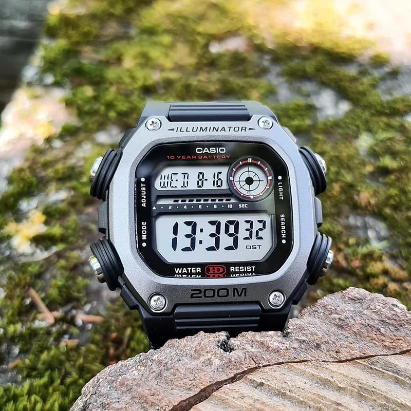 Casio sports top luxury set Large dial square ten years of electricity Relogio Masculino часы мужские watch for men DW-291H - 6