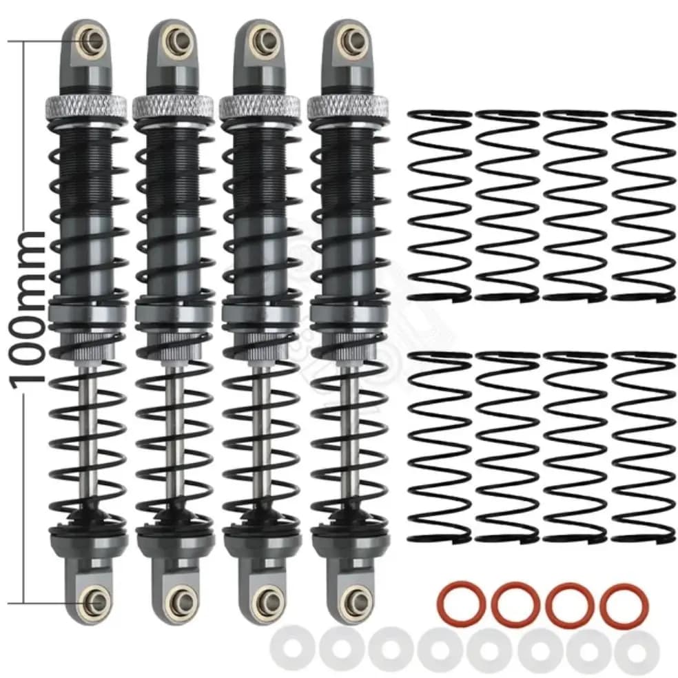 Metal 70mm 80mm 90mm 100mm 110mm 120mm Shock Absorber Oil Damper for 1/10 RC Crawler Car Axial SCX10  AXI03007 RBX10 D90 TRX4 - 6