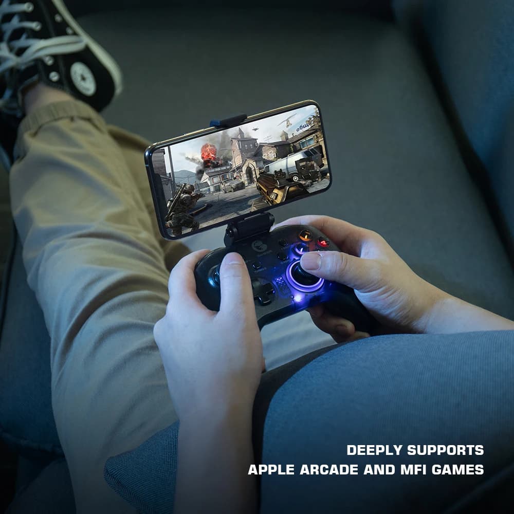 GameSir T4 Pro Bluetooth Game Controller 2.4G Wireless Gamepad applies to Nintendo Switch Apple Arcade MFi Games Android Phone - 4