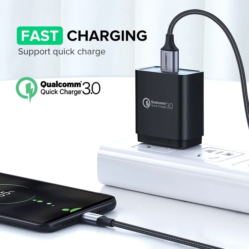 UGREEN Micro USB Cable Fast Quick Charger Cable USB to Micro USB 2.0 Android Charging Cord for Samsung Galaxy S7 S6 Note Wire - 2